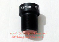 1/1.8" 12mm 4K Megapixel F1.8 S Mount M12x0.5 Non-Distortion Board Lens, 12mm M12 Rectilinear Lens