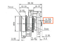 1/2.7" 2.8-6.0mm 3Megapixel F2.0 S-Mount M12x0.5 mount Fixed IRIS Manual Zoom lens Vari-focal IR Lens