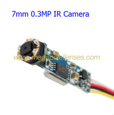 China Super mini IR camera module for endoscope, 7mm wide, 1/5&amp;quot; CMOS, 420TVL, DC3.5V~6V supplier