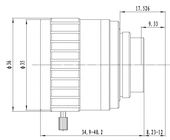 2/3" 25mm F1.8 5Megapixel Manual IRIS Non-dstortion C-mount FA Lens