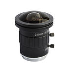 2/3" 2.5mm F1.6 8Megapixel CS mount 190degree Fisheye Lens for 2/3" 1/2" 1/2.7" sensors