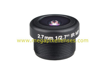 1/2.7" 2.7mm F2.2 3Megapixel M12x0.5 mount 180degree wide angle lens for doorbell/car camera