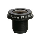 1/4" 1.05mm 3Megapixel M12 mount wide-angle 185degree IR fisheye lens for panoramic cameras