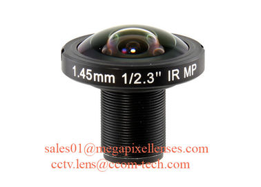 1/1.8" 1/2.3" 1.45mm 10Megapixel S mount M12 190degree Fisheye Lens for IMX178 IMX226, Drone UAV 360VR lens