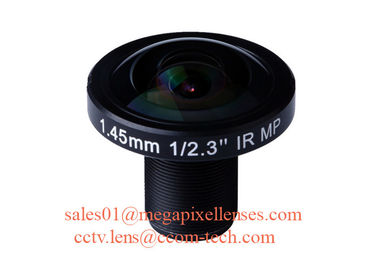 1/1.8" 1/2.3" 1.45mm 10Megapixel S mount M12 190degree Fisheye Lens for IMX178 IMX226, Drone UAV 360VR lens