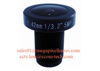 1/3.2" 1.42mm 5Megapixel S mount M12 185degree IR Fisheye Lens, 360VR panoramic lens