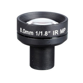 1/1.8" 8mm F1.8 5Megapixel CS Mount Non-Distortion IR Board Lens