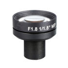 1/1.8" 4.5mm 5Megapixel F1.8/F2.5 S Mount M12x0.5 Non-Distortion IR Board Lens