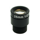 1/2" 25mm 4Megapixel F2.4 S Mount M12x0.5 mount Non-Distortion IR Board Lens, 25mm lens