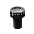 1/2.3" 7.2mm F2.4 8Megapixel CS Mount Non-Distortion IR Board Lens for MT9J003