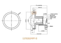 1/2.7" 2.82mm F2.4 3Megapixel M12x0.5 mount 138degree wide angle board lens for OV2710/AR0330/OV4689