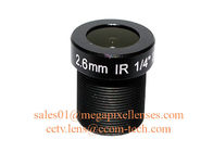 1/4" 2.6mm F2.2 2Megapixel M12x0.5 mount 121degree wide-angle lens for OV9712/OV9732