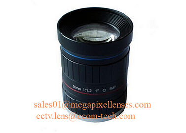 1" 20mm F1.2 8Megapixel C Mount Manual IRIS Low Distortion ITS Lens, 20mm Traffic Monitoring Lens