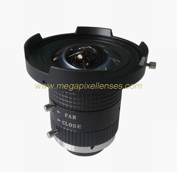 4mm 5Megapixel C-Mount 152degrees F1.4~22 Manual IRIS Fisheye Lens
