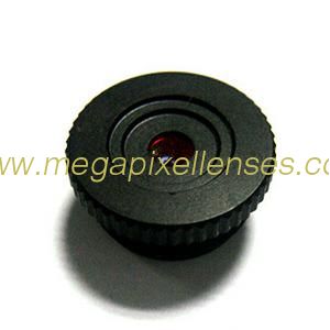 1/3" 5.2mm F2.4 Megapixel M12x0.5 S mount non-distortion lens, 5.2mm M12 lens