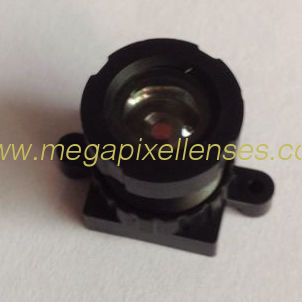 1/3" 2.6mm 3Megapixel M12*0.5 mount low-distortion cctv lens with IR filter