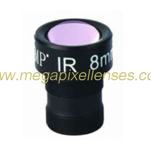1/3" 8mm F1.4 Megapixel M12x0.5 Mount Low Lignt Sensitive Lens, Star-light Day/Night MTV IR lens