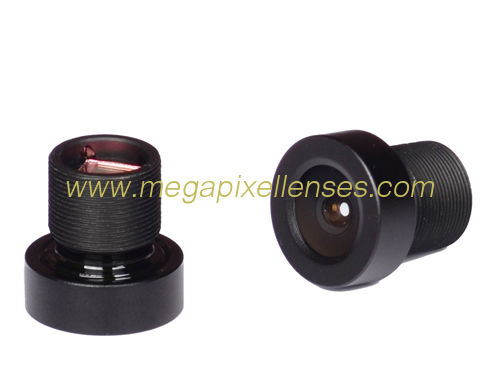 1/4" 2.26mm Megapixel M8*0.5P mount wide angle lens for Automobile data recorder