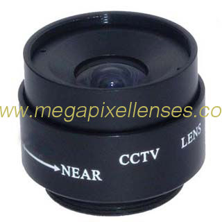 1/3" 2.8mm F1.8 Fixed Iris Fixed Focal CCTV Lens, mono-focal CS-mount lens