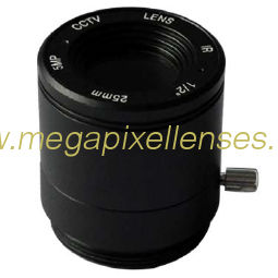 1/2" 25mm F2.4 5Megapixel CS-mount IR CCTV Lens 122524IRCS-5MP
