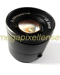 1/2.5" 8mm F1.2 3Megapixel CS-mount Manual IRIS CCTV Lens 1250812CS-3MP