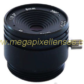 1/2.5" 6mm F1.8 3Megapixel CS-mount IR CCTV Lens 1250618IRCS-3MP