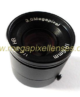 1/2.5" 6.0mm F1.2 3Megapixel CS-mount Manual IRIS CCTV Lens 1250612CS-3MP