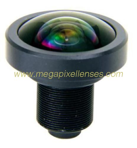 1/2.3" 1.27mm 10Megapixel M12x0.5 Mount 183degrees IR Fisheye Lens