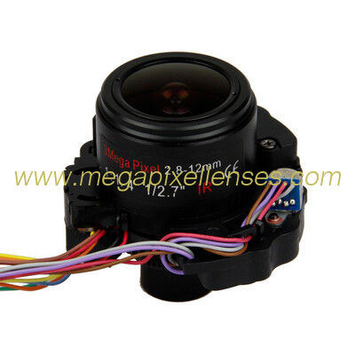 1/2.7" 2.8-12mm F1.8 3Megapixel Φ14 Mount Motorized ZOOM Vari-focal IR-CUT Lens