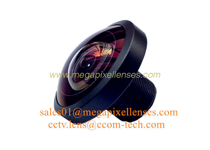 1/3" 2.7mm 8Megapixel M12x0.5 mount 220degree Fisheye Lens, 2.7mm fisheye lens 360VR lens