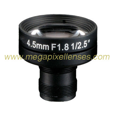 1/2.5" 4.5mm 2Megapixel F3.0 M12x0.5 S Mount Non-Distortion IR-CUT Board Lens