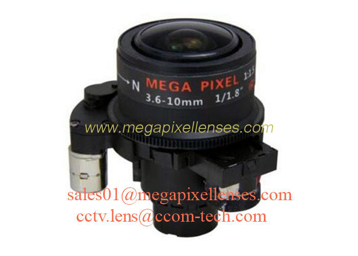 1/1.8" 3.6-10mm F1.5 3MP/6MP/4K(8MP) Φ14/CS Mount Fixed/DC Auto/P-IRIS Manual/Motorized Vari-focal Lens