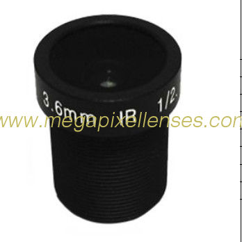 Economic 1/2.5" 3.6mm/6mm 3Megapixel M12x0.5 mount Wide Angle IR board lens for security camera