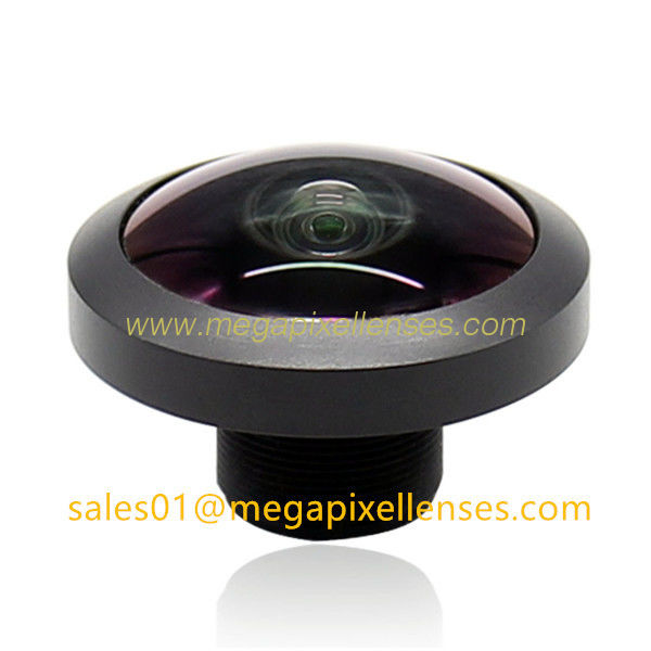 1/3" 0.86mm F2.1 Megapixel M12x0.5 mount 230degree Fisheye Lens for AR0330, Drone UAV 360VR lens