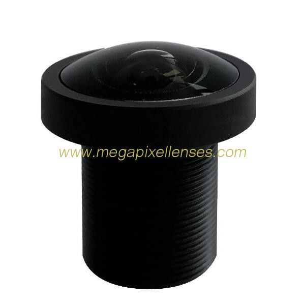 1/2.7" 1.9mm F2.0 5MP M12x0.5 mount 185degree wide angle board lens for 1/2.7” 1/3" sensors