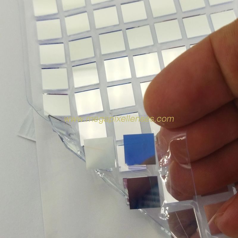 490nm narrow band IR pass filter, Purple 490nm IR filter square size 8.0x8.0x0.7mm